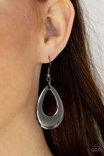 Load image into Gallery viewer, All Allure, All The Time - Black Earring Paparazzi
