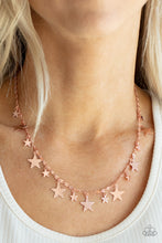 Load image into Gallery viewer, Starry Shindig - Copper Necklace Paparazzi
