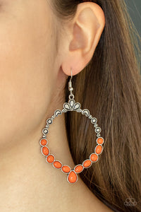 Thai Treasures - Orange Earring Paparazzi