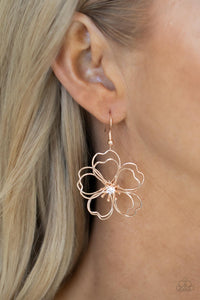 Petal Power - Rose Gold Earring Paparazzi