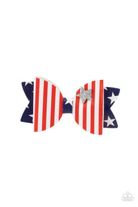 Paparazzi Red, White, and Bows - Multi Hair Clip