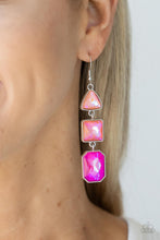 Load image into Gallery viewer, Cosmic Culture - Pink Earring Paparazzi
