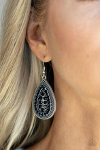 Load image into Gallery viewer, Interstellar Idol - Black Earring Paparazzi
