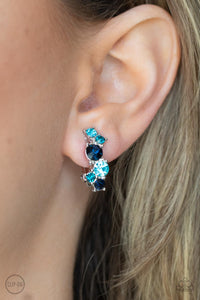 Cosmic Celebration - Blue Clip On Earring Paparazzi