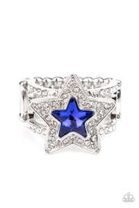 Paparazzi One Nation Under Sparkle - Blue Ring