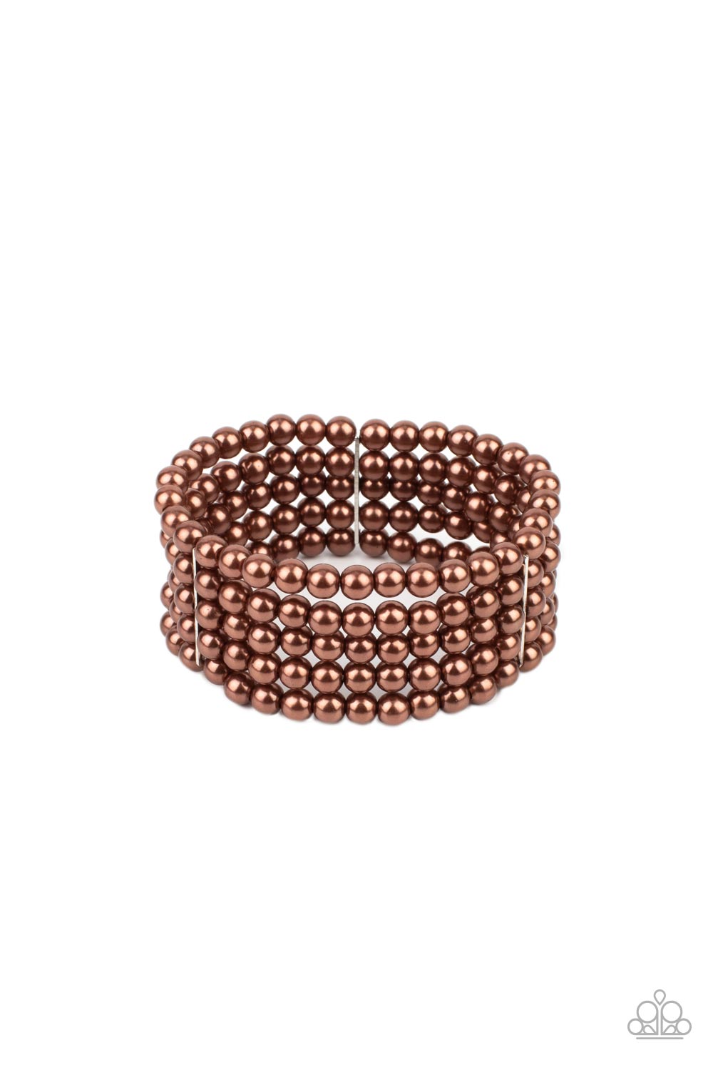 A Pearly Affair - Brown Pearl Bracelet Paparazzi