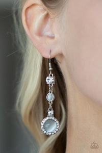 Paparazzi Epic Elegance - White Moonstone Earrings