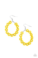Load image into Gallery viewer, Paparazzi Festively Flower Child - Yellow Bead Earring
