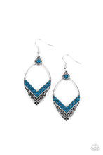 Load image into Gallery viewer, Indigenous Intentions - Blue Earring Paparazzi
