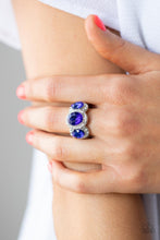 Load image into Gallery viewer, Royal Residence - Blue Ring Paparazzi
