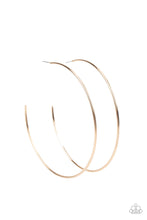 Load image into Gallery viewer, Paparazzi Colossal Couture - Gold Hoop Earring
