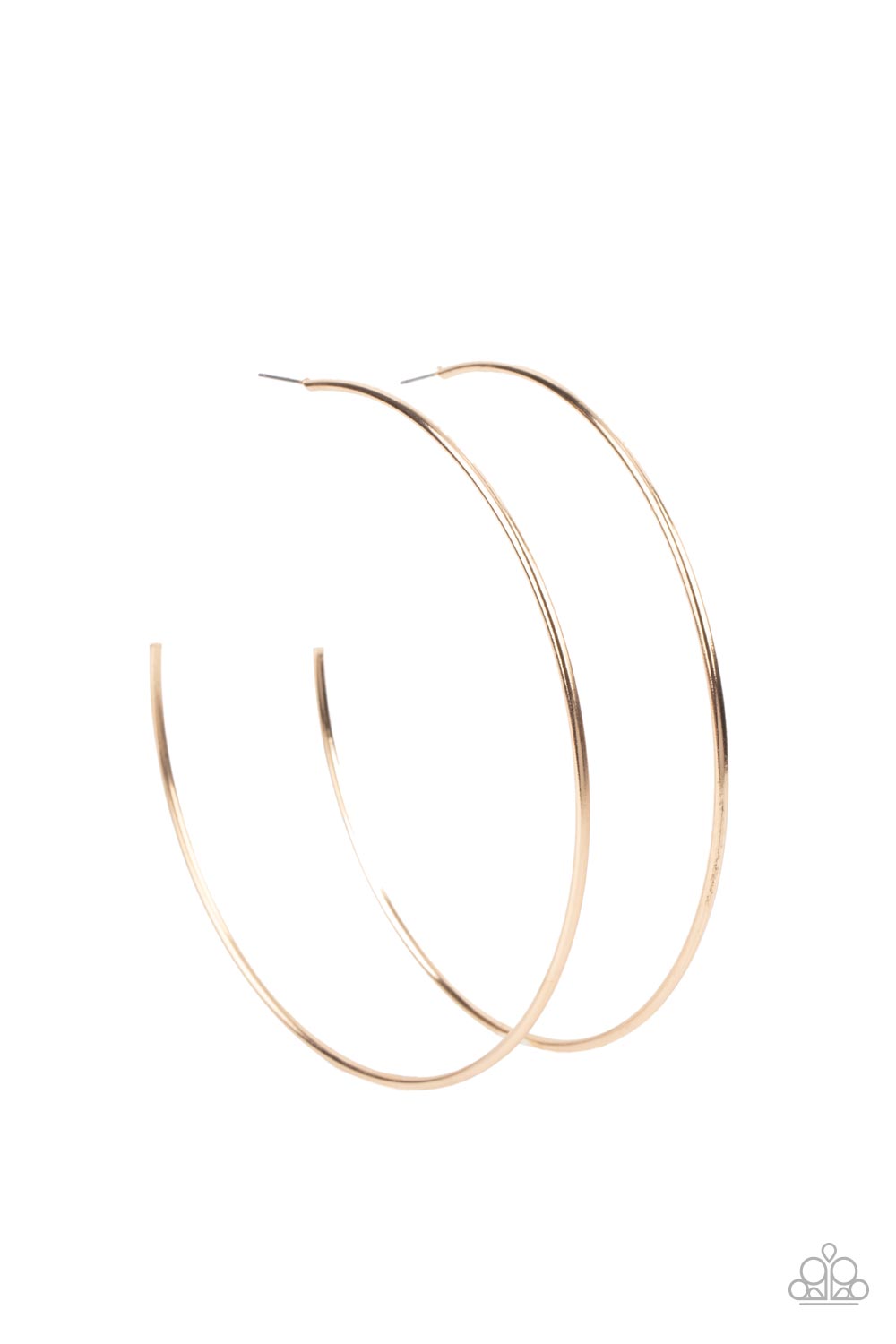 Paparazzi Colossal Couture - Gold Hoop Earring