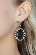 Load image into Gallery viewer, Paparazzi Farmhouse Fashionista - Black Earring
