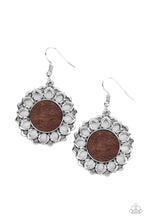 Load image into Gallery viewer, Farmhouse Fashionista - Brown Wood Earring Paparazzi
