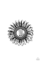 Load image into Gallery viewer, Farmstead Fashion - Silver Flower Ring Paparazzi
