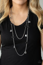 Load image into Gallery viewer, Paparazzi Chicly Cupid - Silver Necklace
