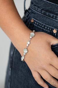 Storybook Beam - White Bracelet Paparazzi