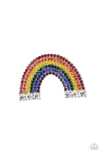 Load image into Gallery viewer, Paparazzi Somewhere Over The RHINESTONE Rainbow - Multi Hair Clip
