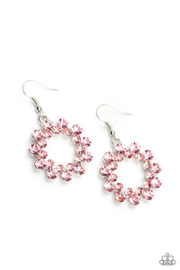 Paparazzi Champagne Bubbles - Pink Earring