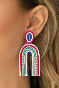 Rainbow Remedy - Multi Earring Paparazzi