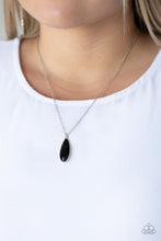 Load image into Gallery viewer, Prismatically Polished - Black Rhinestone Necklace Paparazzi
