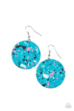 Load image into Gallery viewer, Tenaciously Terrazzo - Blue Earring Paparazzi
