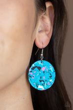 Load image into Gallery viewer, Tenaciously Terrazzo - Blue Earring Paparazzi
