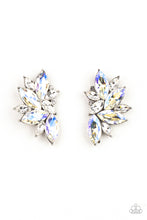 Load image into Gallery viewer, Paparazzi Instant Iridescence - White Iridescent Earring
