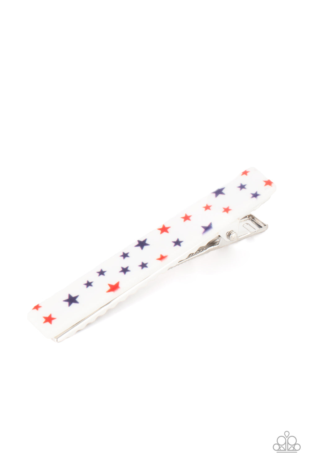 Paparazzi Prettiest Patriot - Multi Star Hair Clip