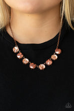 Load image into Gallery viewer, Dreamy Decorum - Copper Necklace Paparazzi
