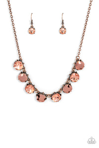 Dreamy Decorum - Copper Necklace Paparazzi