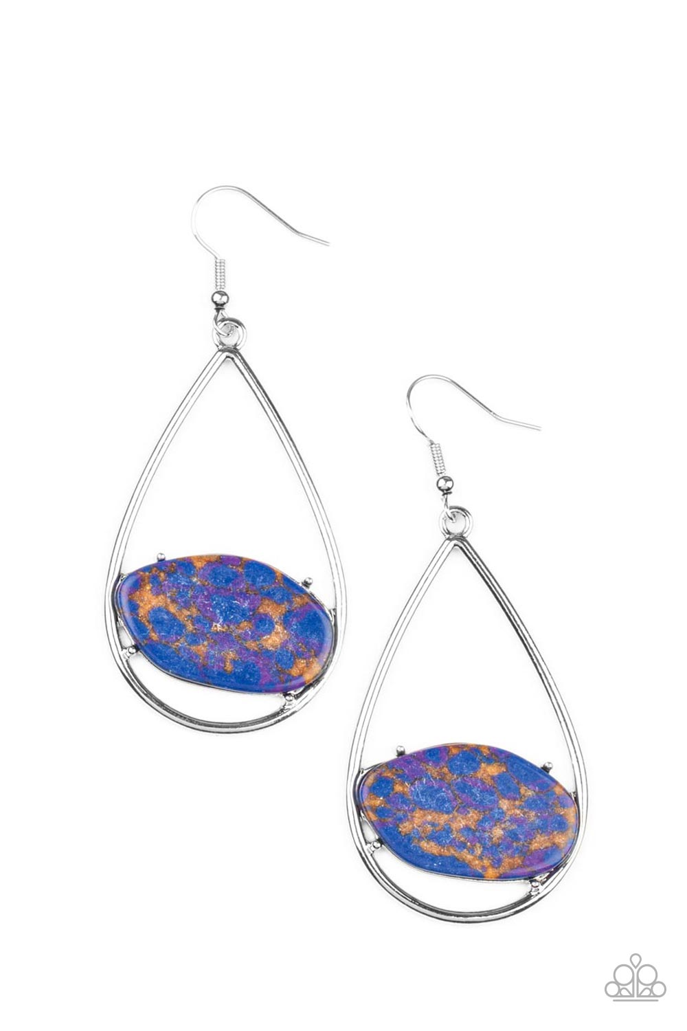 Paparazzi Tropical Terrazzo - Multi Stone Earring