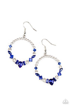 Load image into Gallery viewer, Paparazzi Revolutionary Refinement - Blue Rhinestone Earring
