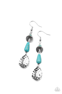 Artfully Artisan - Turquoise Earring Paparazzi