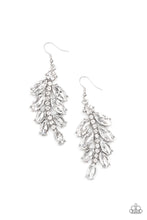 Load image into Gallery viewer, Paparazzi Ice Garden Gala - White Rhinestone Earring
