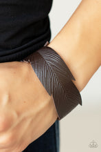 Load image into Gallery viewer, Whimsically Winging It - Brown Leather Bracelet Paparazzi
