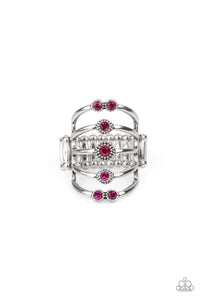 Paparazzi Layer On The Luster - Pink Ring