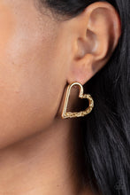 Load image into Gallery viewer, Paparazzi Cupid, Who? - Gold Earring

