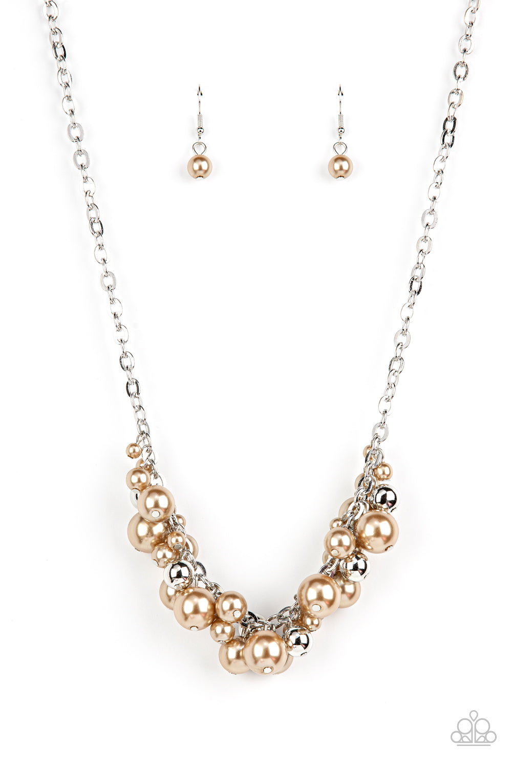 Paparazzi Classical Culture - Brown Pearl Necklace