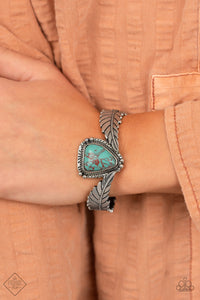 Paparazzi Desert Roost - Turquoise Bracelet