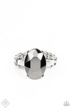 Load image into Gallery viewer, Updated Dazzle -Silver  Hematite Ring Paparazzi
