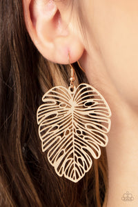 Paparazzi Palm Palmistry - Gold Earring