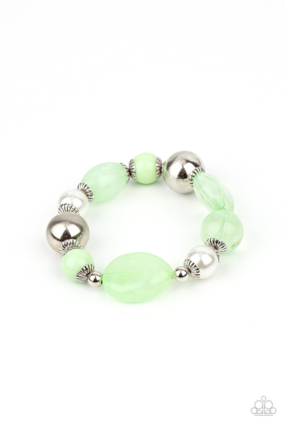 Resort Ritz - Green Bracelet Paparazzi