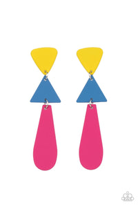 Paparazzi Retro Redux - Multi Earring