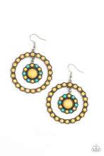 Load image into Gallery viewer, Paparazzi Saguaro Sanctuary - Yellow Stone Earring
