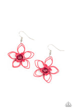 Load image into Gallery viewer, Botanical Bonanza - Pink Earring Paparazzi
