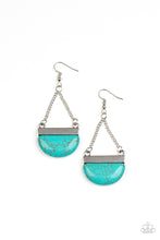 Load image into Gallery viewer, Mesa Mezzanine - Blue Turquoise Earring Paparazzi
