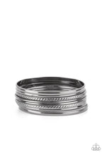 Load image into Gallery viewer, Paparazzi Stackable Shimmer - Black Bracelets
