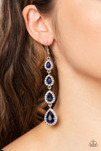 Load image into Gallery viewer, Paparazzi Confidently Classy - Blue Earring
