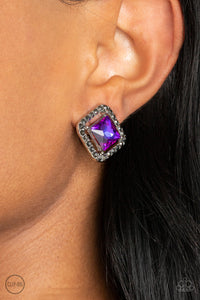 Paparazzi Cosmic Catwalk - Purple Earring